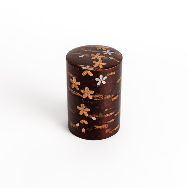 Aritsan Pearl Sakura Cherry Bark Tea Caddy