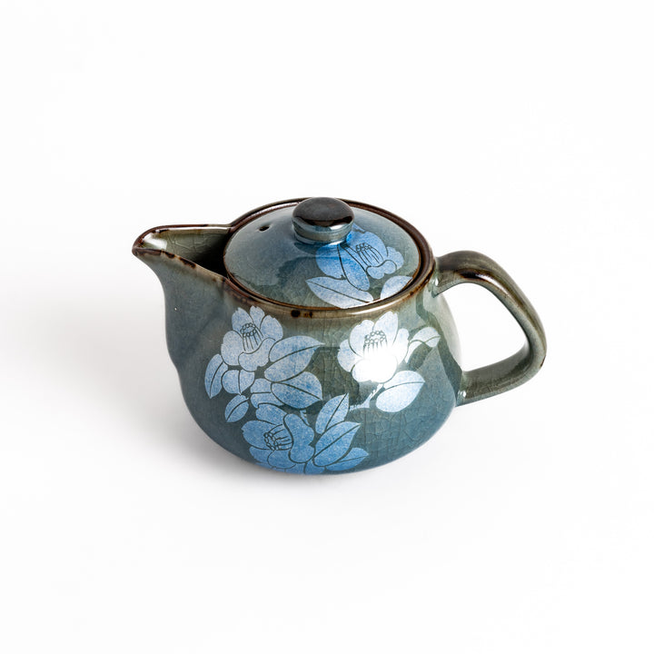 Blue Camellia Teapot