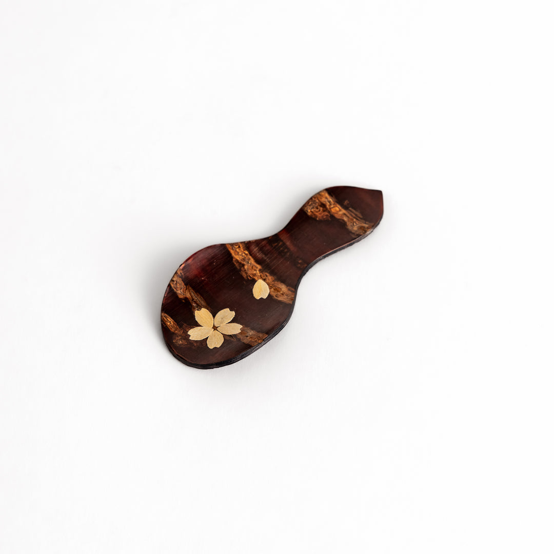 Cherry Bark Tea Scoop – Sakura Gourd Design