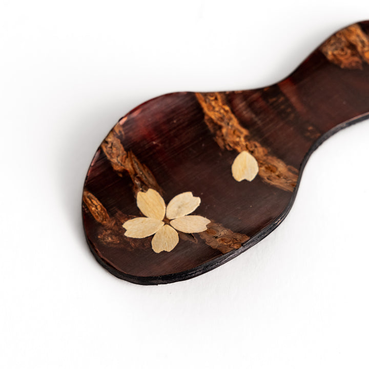 Cherry Bark Tea Scoop – Sakura Gourd Design