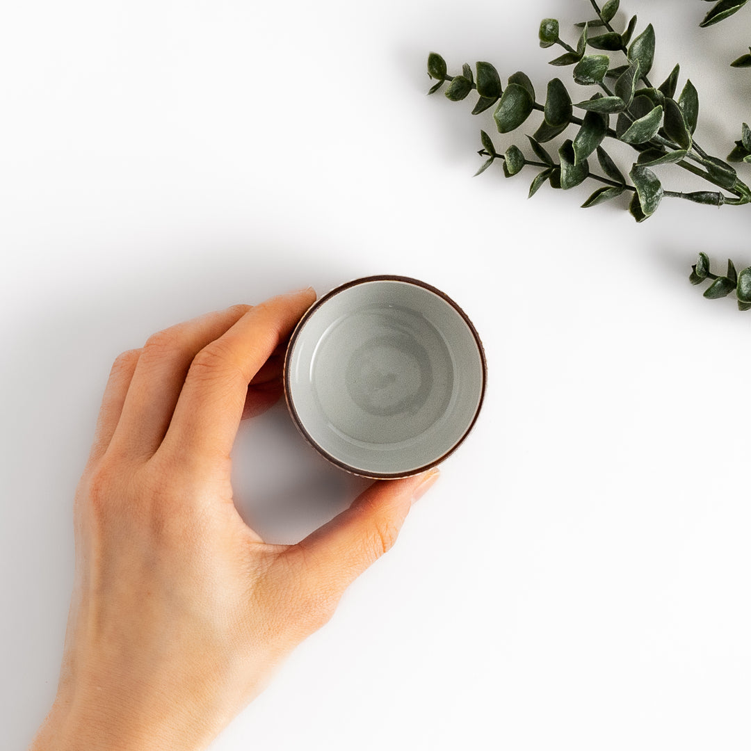 Stunning Sake Cup with a delicate floral pattern, ideal for serving sake in traditional Japanese style.