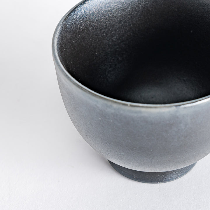 Close-up of the inside of the teacup, emphasizing the smooth finish and minimalist style.