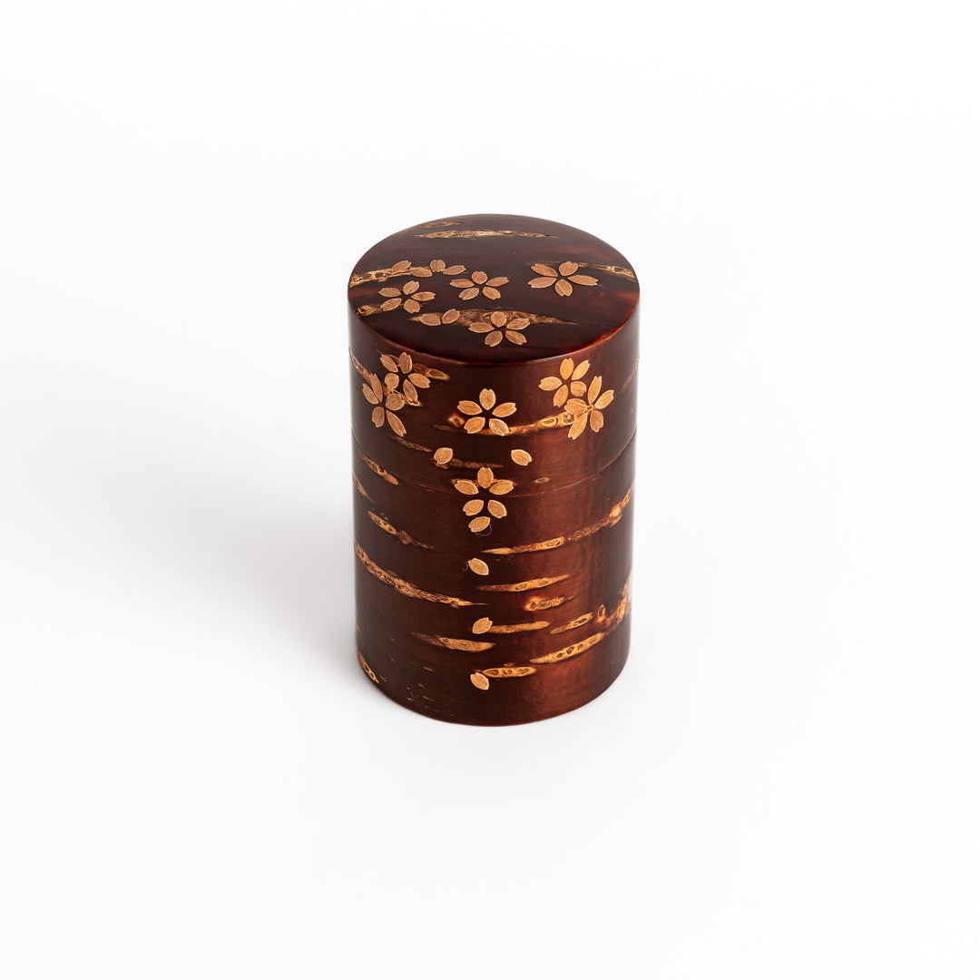 Medium Sakura Cherry Bark Tea Caddy