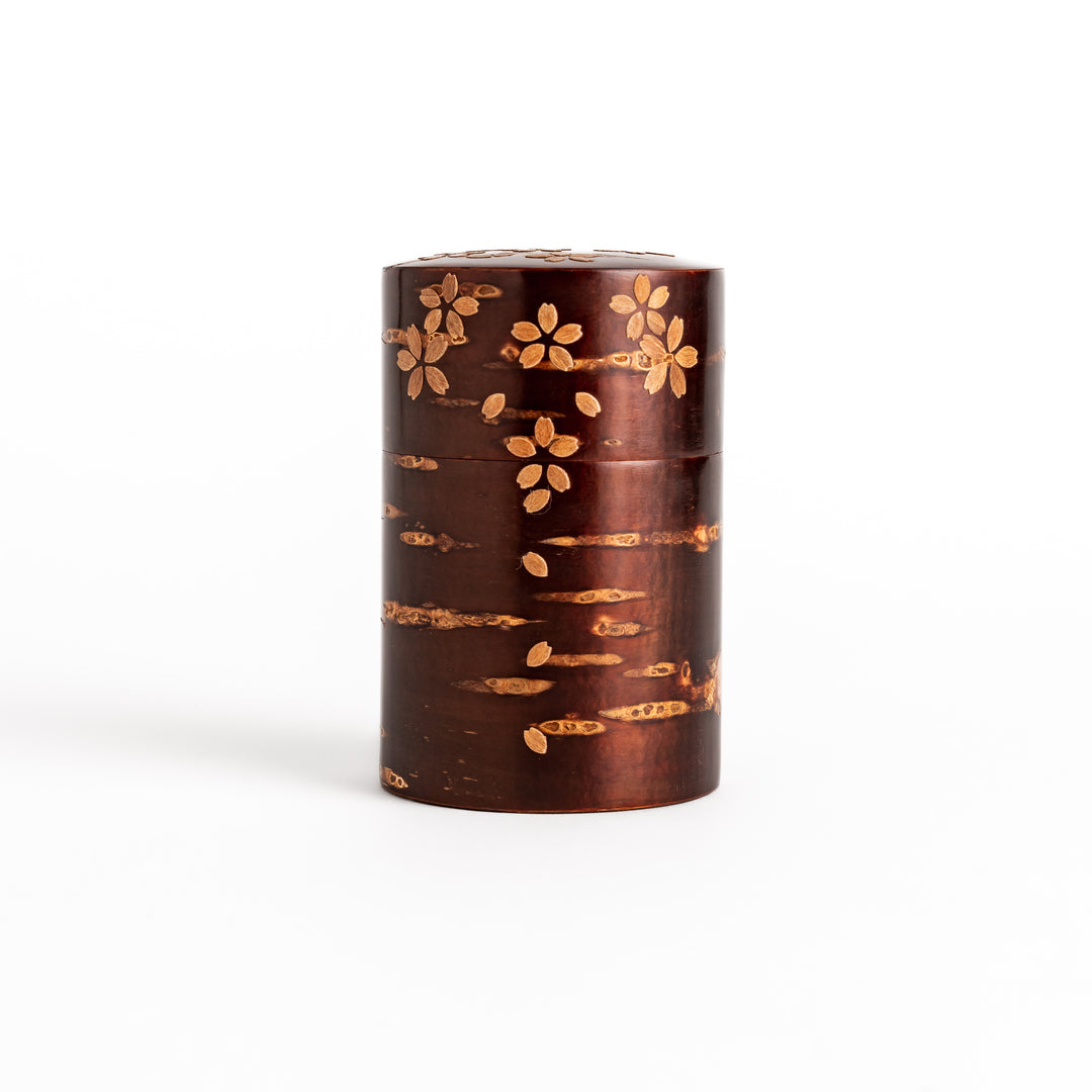 Medium Sakura Cherry Bark Tea Caddy