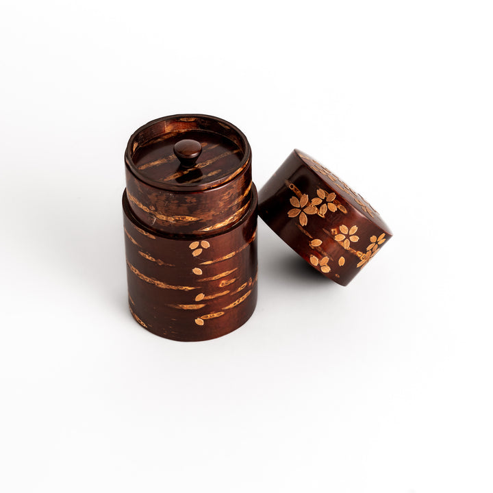 Medium Sakura Cherry Bark Tea Caddy