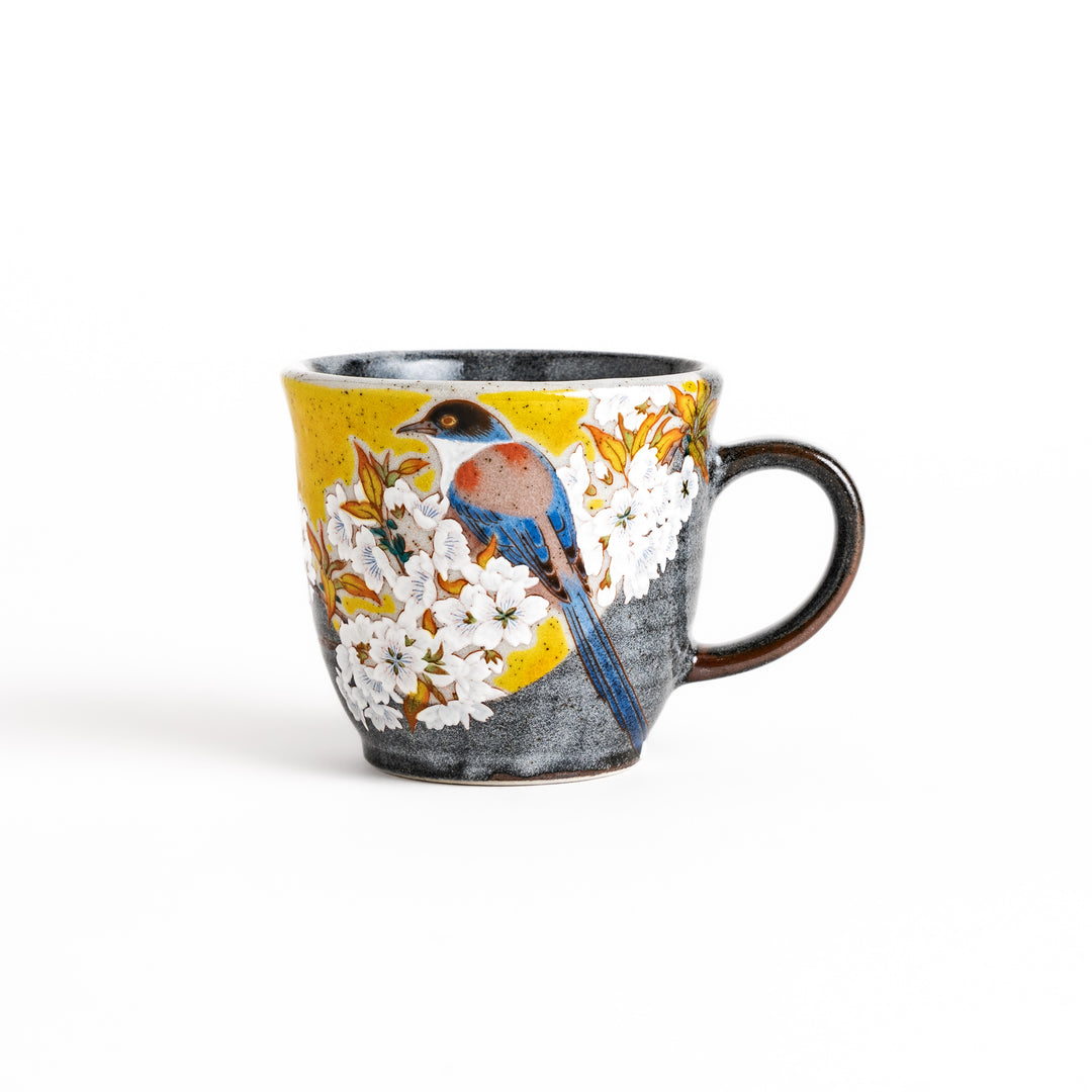 Mountain Sakura and Birds Mug