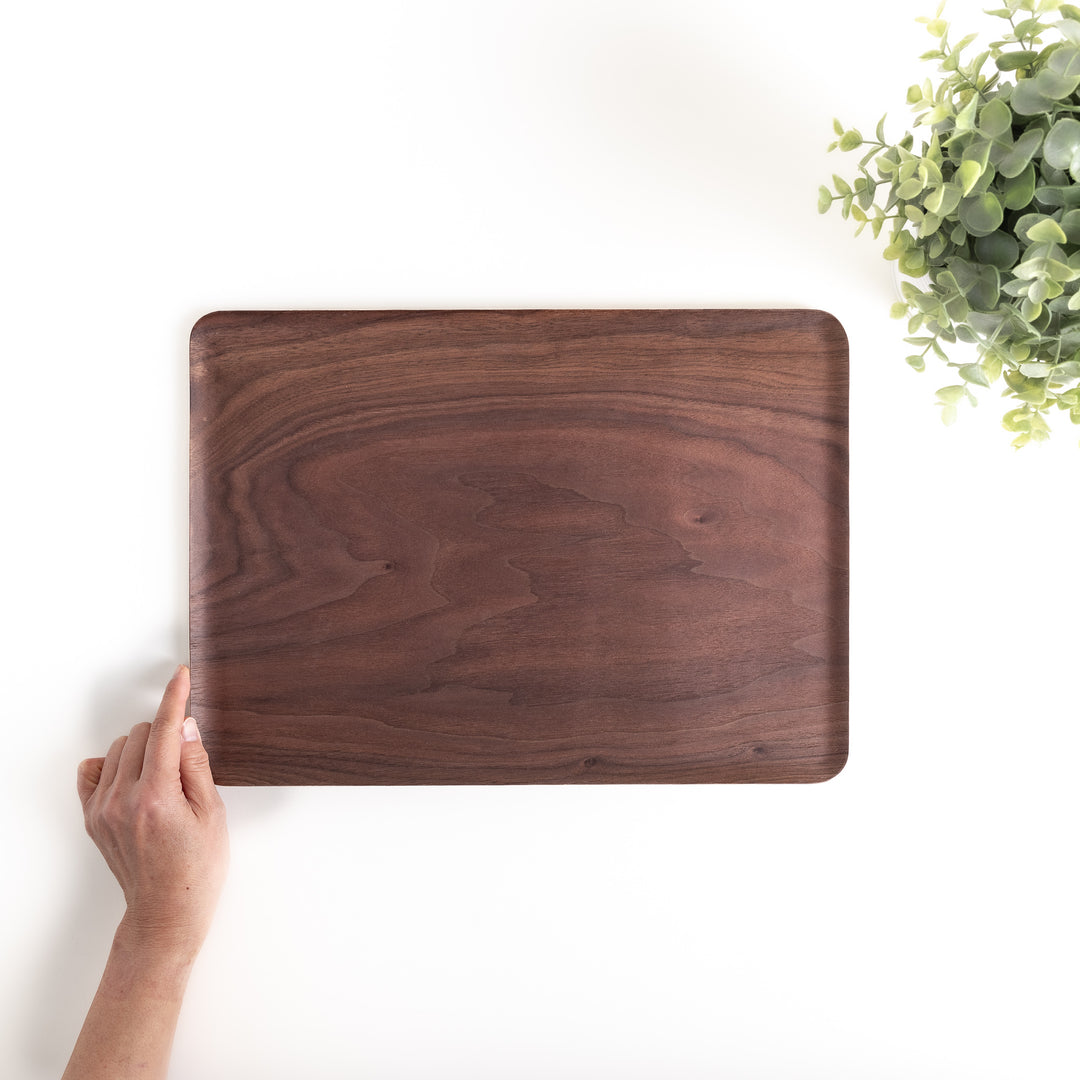 Premium Japanese Walnut Wood Tray