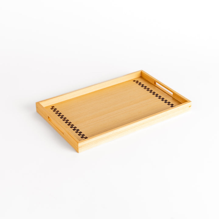 Small Hinoki and Sakura Bark Serving Tray