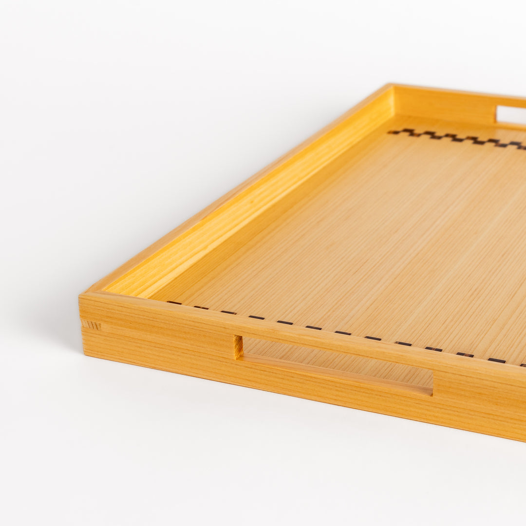 Small Hinoki and Sakura Bark Serving Tray