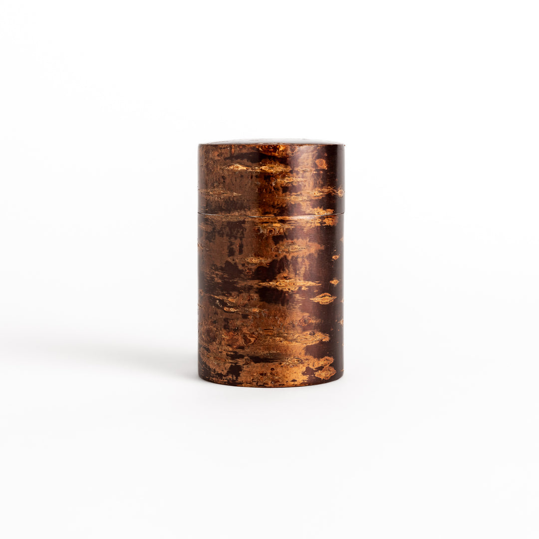 Tall Cherry Bark Tea Caddy