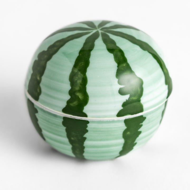 Fun watermelon-shaped condiment bowl, perfect for adding a touch of summer to any occasion.