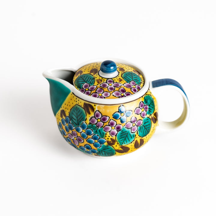 Yellow Hydrangea Teapot